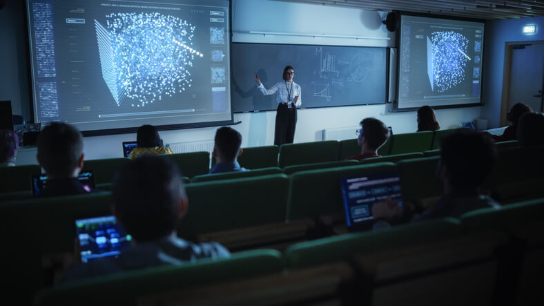 A classroom session on machine learning fundamentals